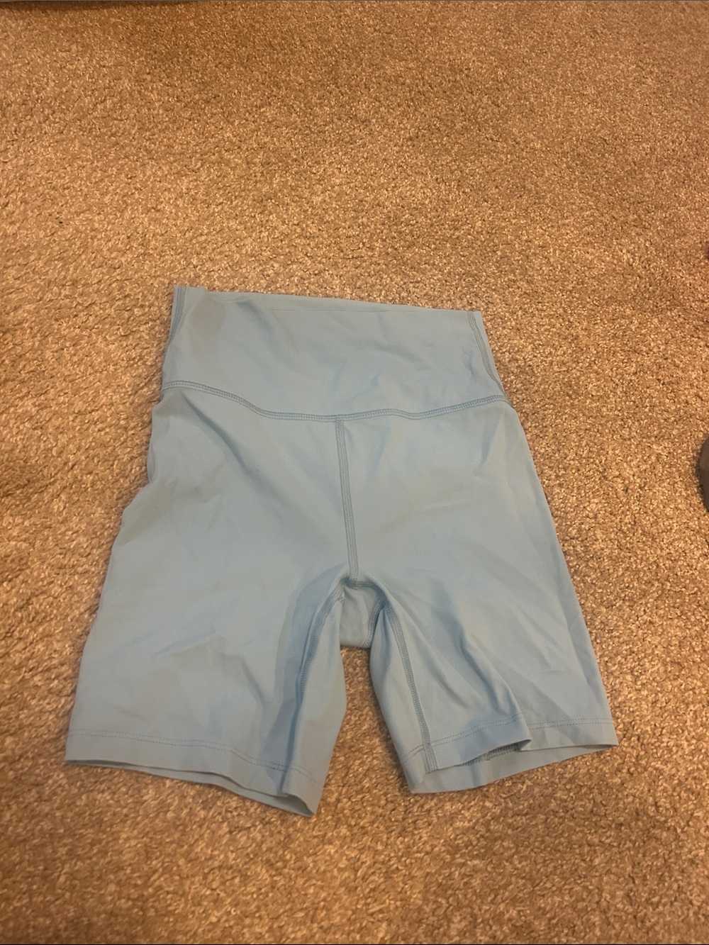 Target High-Waist Light Blue Bike Shorts